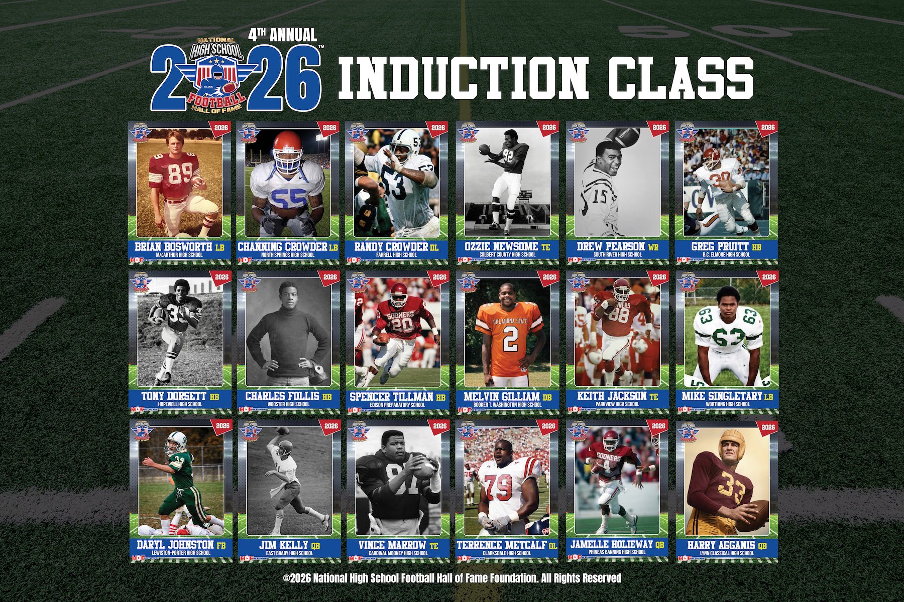 NHS Football HOF Inductees